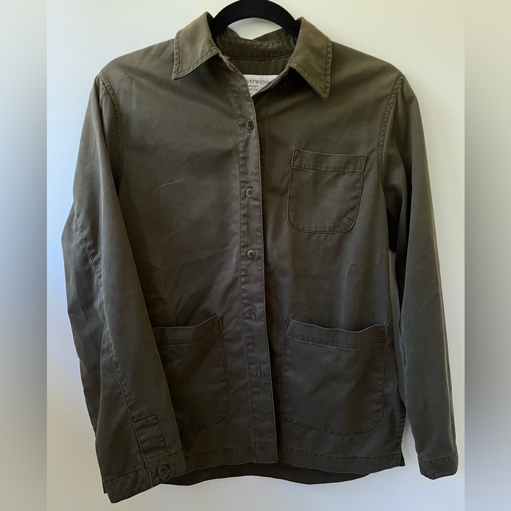 Jones New York Sport Dark Green Utility/Cargo Jacket